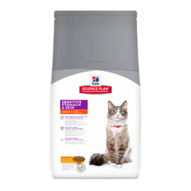 Hill's Science Plan Feline Adult Sensitive Stomach & Skin with Chicken 1,5kg