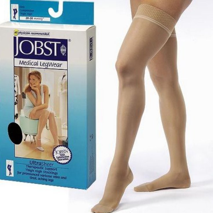 Jobst Ultra Sheer 20-30mmHg Stay Ups Natural Color Size XL