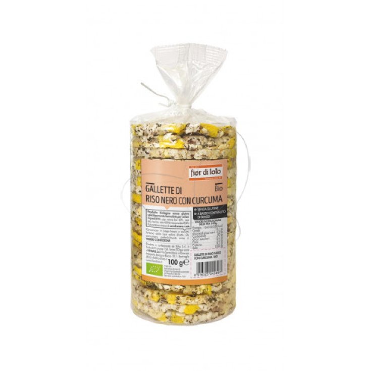 Fior Di Loto Organic Black Rice And Turmeric Cakes 1kg