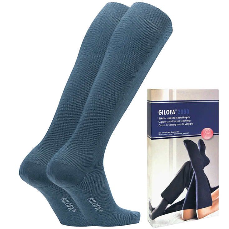 Nova Medical 2000 Gilofa2000 Unisex Preventive Knee Highs Cotton Black Color Talgia 5