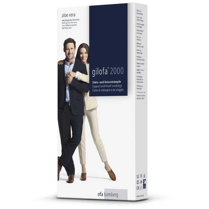 Gilofa 2000 White Cotton Knee-Highs Size 1