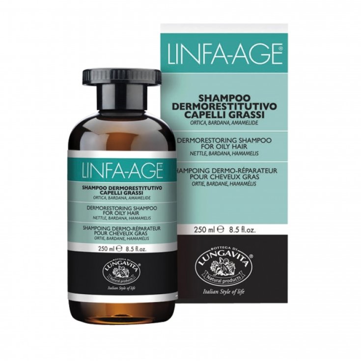 LungaVita Linfa-Age Dermo-replenishing Shampoo For Greasy Hair 250ml