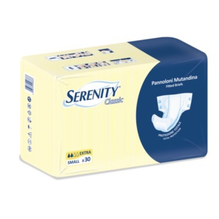 Serenity Classic Diaper Panty Extra Medium Size 30 Pieces