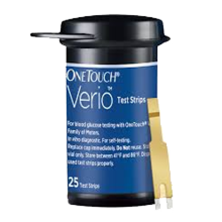 OneTouch Verio Blood Glucose Test Strips 25 Pieces
