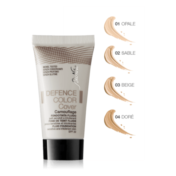 BioNike Defense Color Cover Corrective Fluid Foundation Shade 02 Sand 30ml