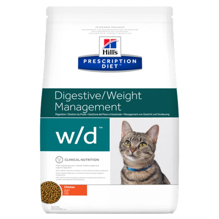Hill's Prescription Diet Feline w / d Digestive Weight Management 1,5kg