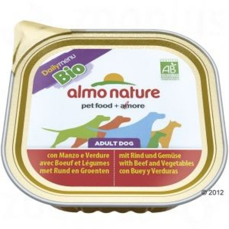 Almo Nature Daily Menu Bio Wet Food With Beef And Vegetables 300g