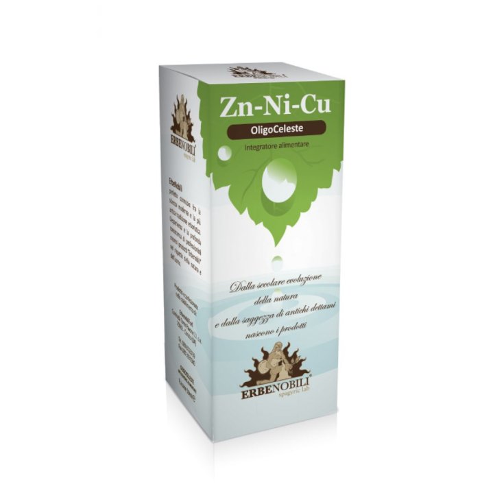 Erbenobili Oligoceleste Zinc Nickel Copper Food Supplement 50ml
