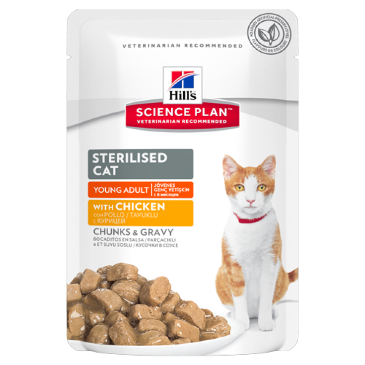 Hill's Science Plan Feline Sterilized Cat Young Adult with Chicken 300g