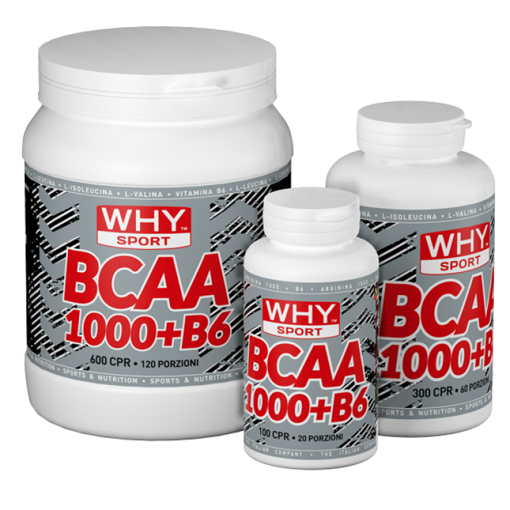 Why Sport Bcaa + B6 Food Supplement 100 Capsules
