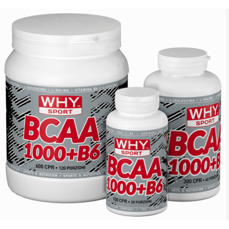 Why BCAA 1000 + B6 Food Supplement 300 Capsules