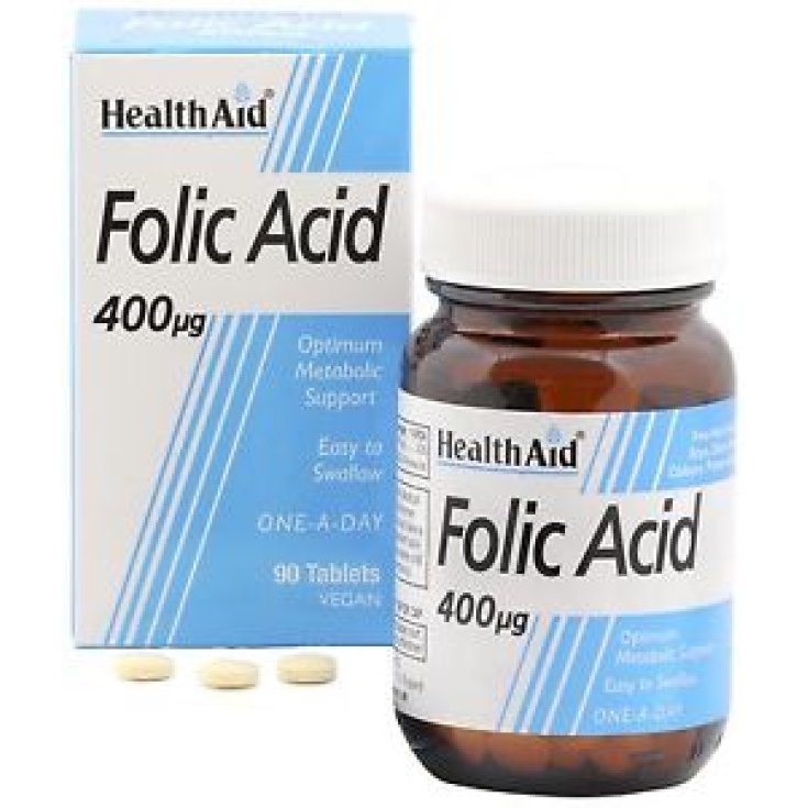 Health Aid Folic Acid 400 Mcg 90 Comp