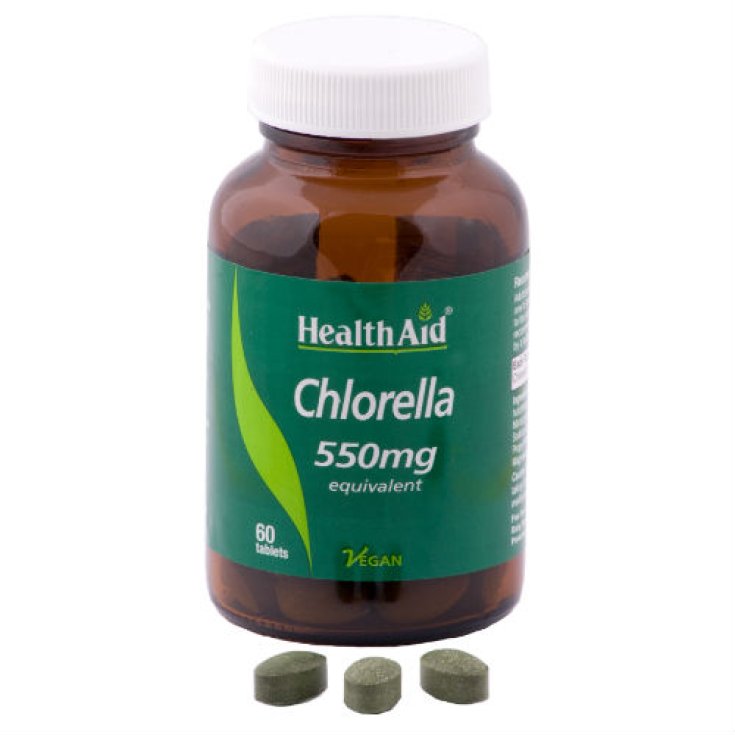 Health Aid Chlorela 550 Mg 60 Comp