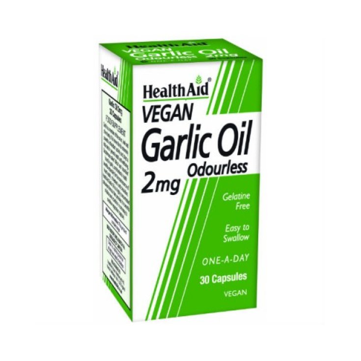 HealthAid Garlic Oils Odorless Garlic 2mg Food Supplement 30 Soft Capsules