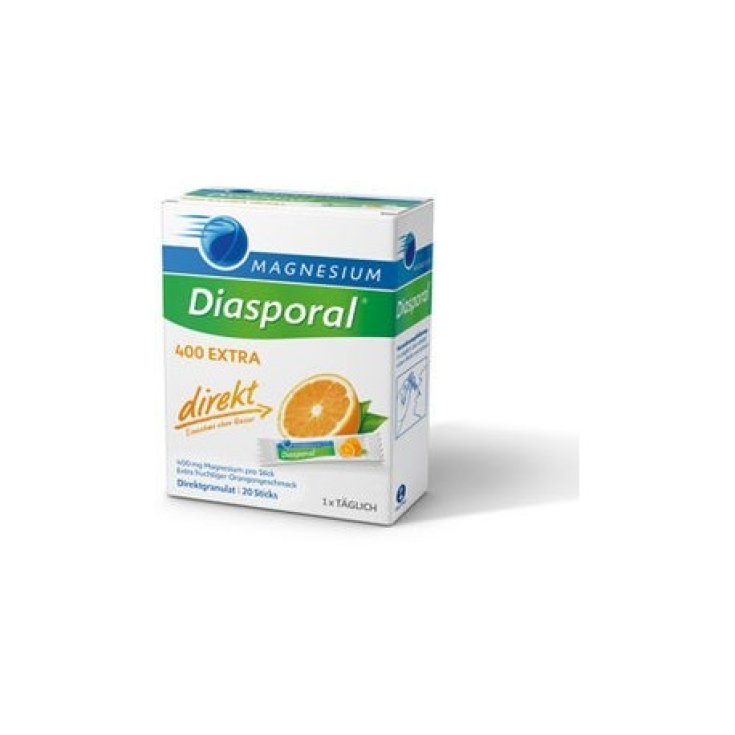 Monte Grappa Magnesium Diasporal Food Supplement Orange Taste 20 Sachets
