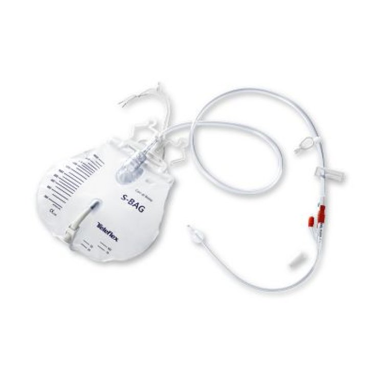 Profilcath Preconnected Silicone Catheter CH14 + S-BAG