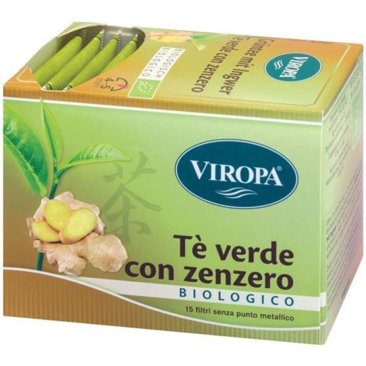 Viropa Green Tea & Ginger Bio 15 Sachets