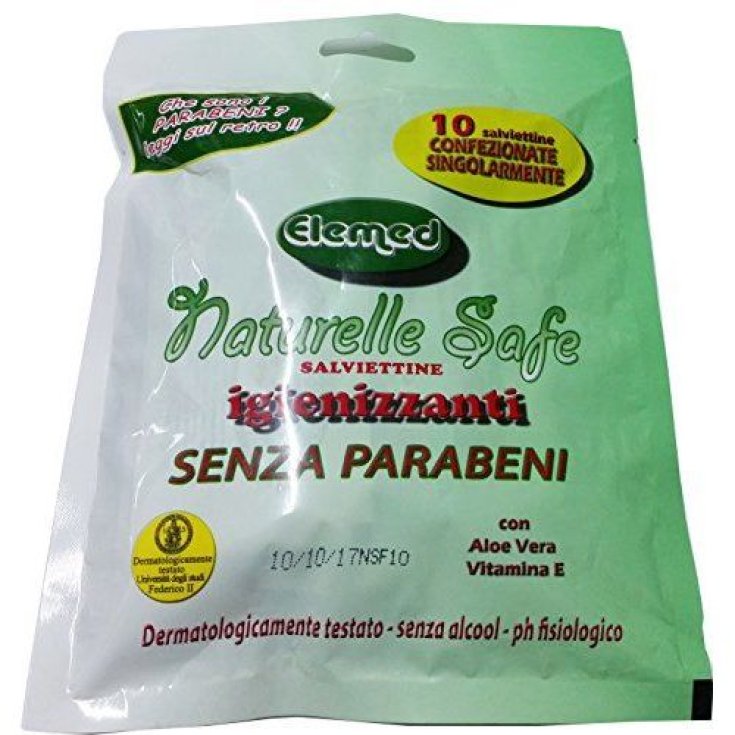 Naturelle Sanitizing Wipes Without Parabens 10 Pieces