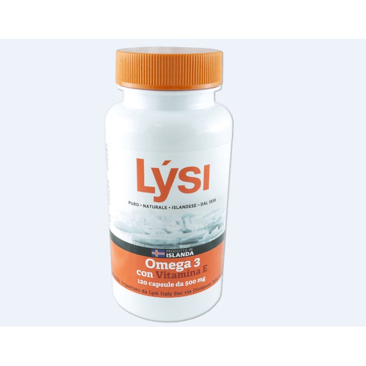 Lysi Omega 3 With Vitamin E Food Supplement 120 Capsules