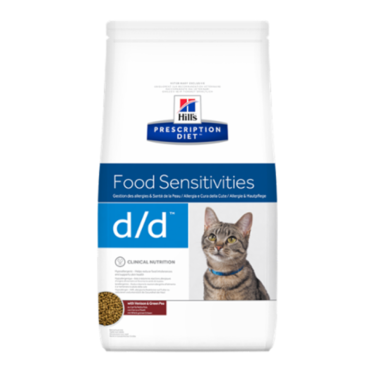 Hill's Prescription Diet Feline d / d Food Sensitivities Taste Venison and Peas 1,5k