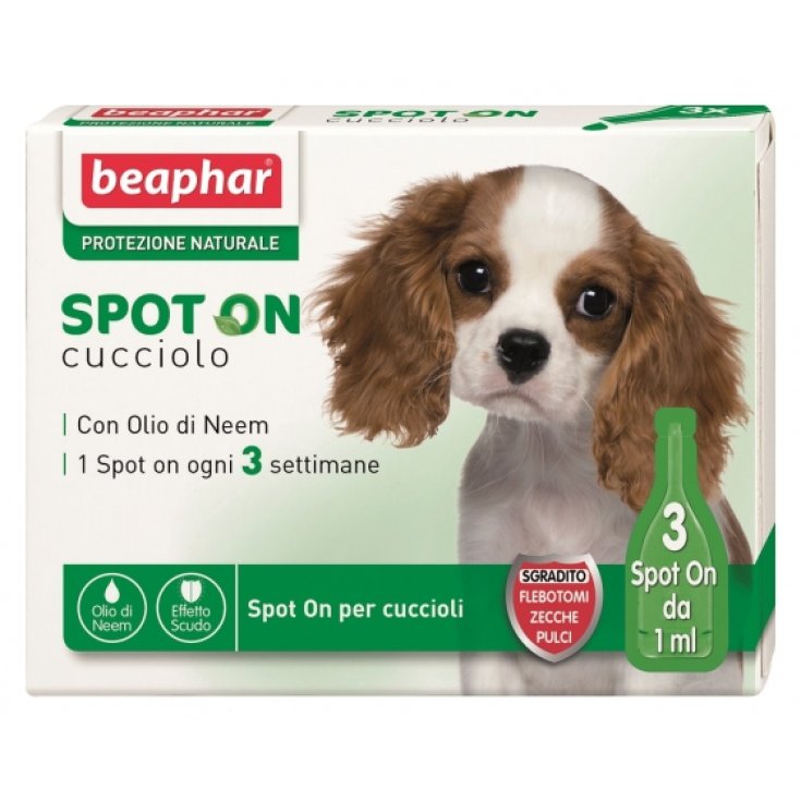 Beaphar Natural Protection Spot On Puppy Pet Oil 3 Pipettes