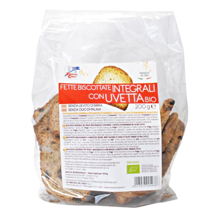 Integral Raisins Rusks 200g