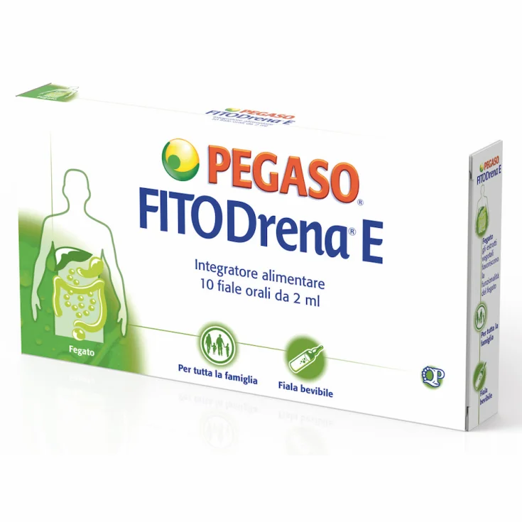 Pegaso® FITODrena® E Food Supplement 10 Oral Vials 2ml