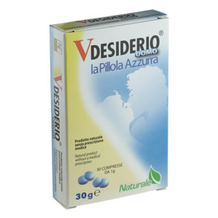 Vdesiderio Uomo The Blue Pill 30 Tablets