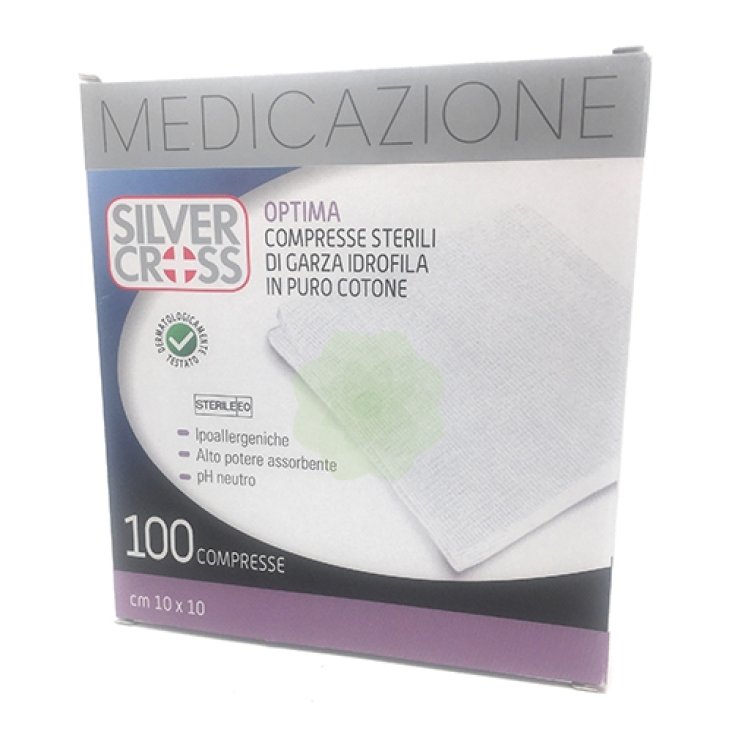 Silver Cross Optima Compressed Gauze 10x10cm 100 Pieces