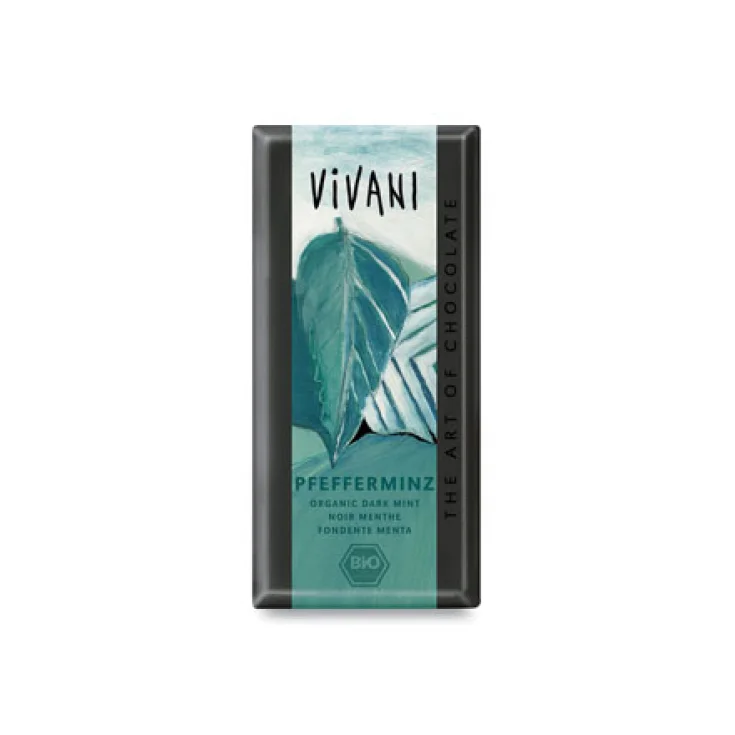 Baule Volante Dark Chocolate Organic Mint 100g
