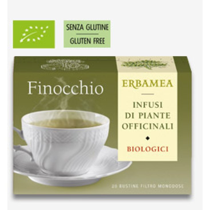 Erbamea Infusions of Officinal Plants Bio Fennel 20 Filters