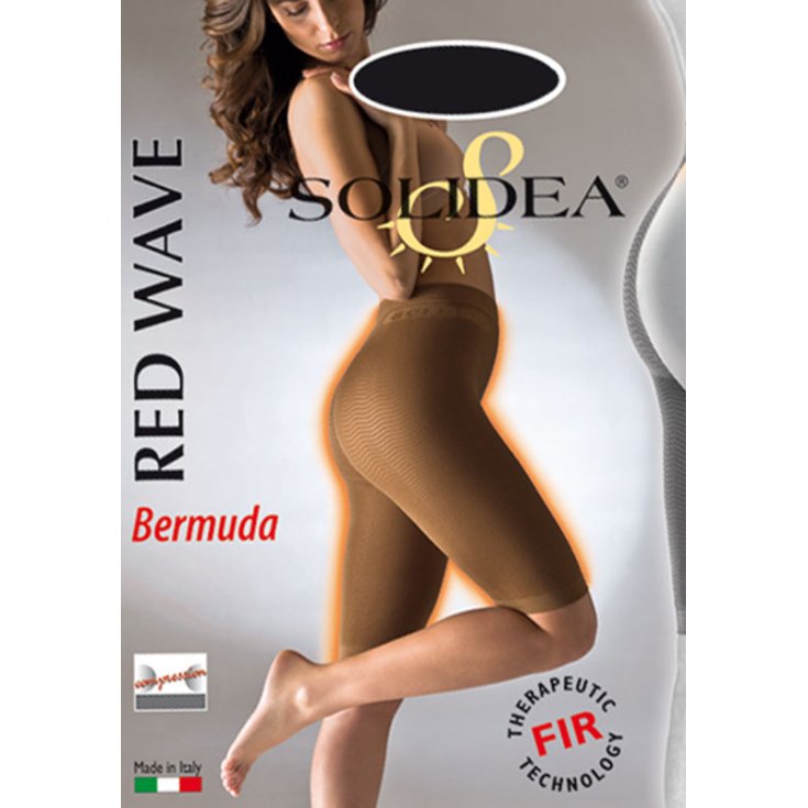 Solidea Red Wave Bermuda Color Noisette Size 4xl-Xl