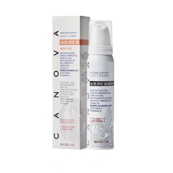 Canova Aloe Zinc 20 Mousse 100ml