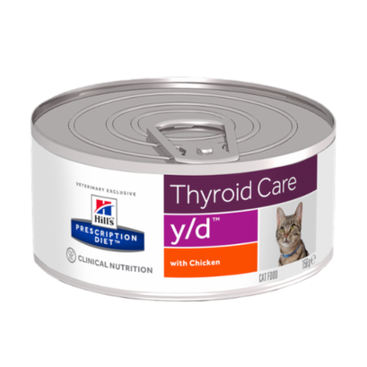 Hill's Prescription Diet Feline y / d Thyroid Care 156g