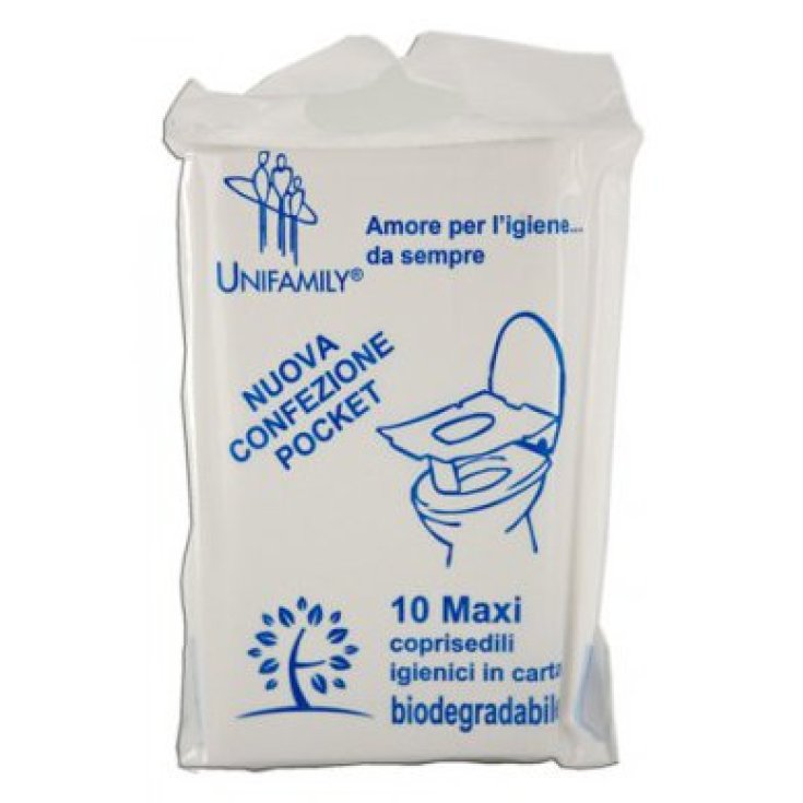 Unifamily Biodegradable Toilet Seat 10 Pieces