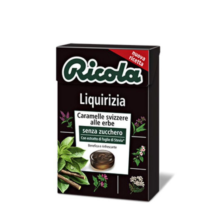 Ricola Licorice Swiss Herbal Candies Sugar Free 50g