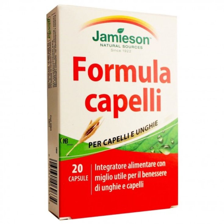 Jamieson Formula Hair Food Supplement 20 Capsules