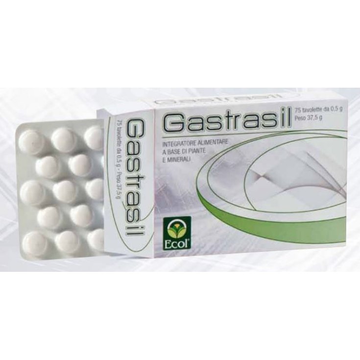 Ecol Gastrasil Food Supplement 75 Tablets