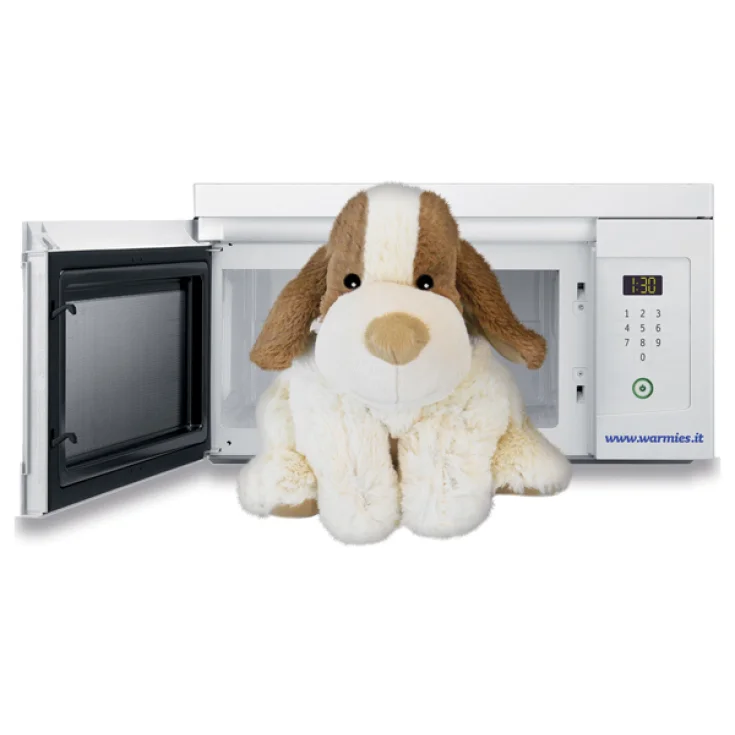 Warmies Thermal Plush Puppy White Dog