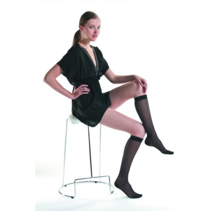 Kàmila Support Bas New 70Den Fishnet Knee-Highs Color Black Size 2