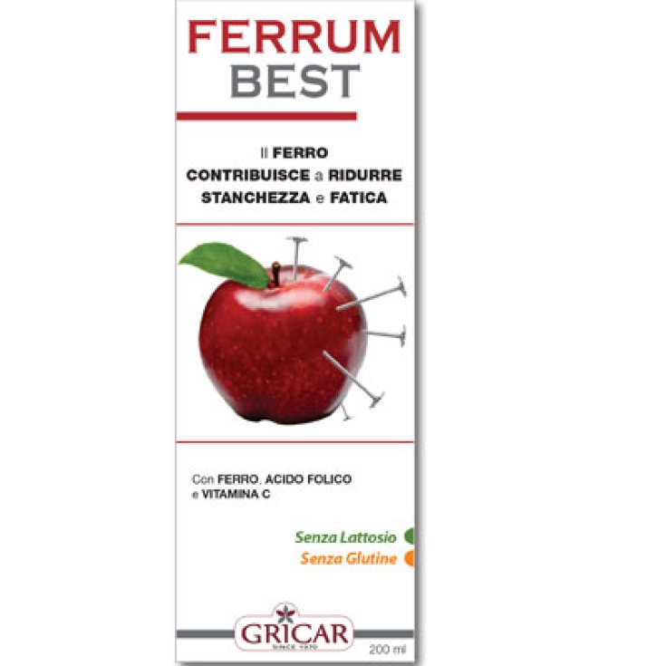 Gricar Ferrumbest Food Supplement Gluten Free 200ml