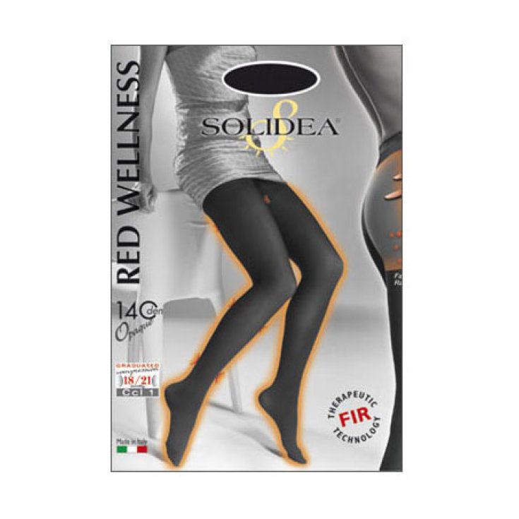 Solidea Red Wellness140 Opaque Moka Color Size 4 Xl-Xl A Pair