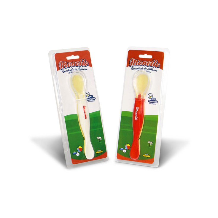 Sterilfarma® Brat Silicone Spoon For Children Red Color 1 Piece