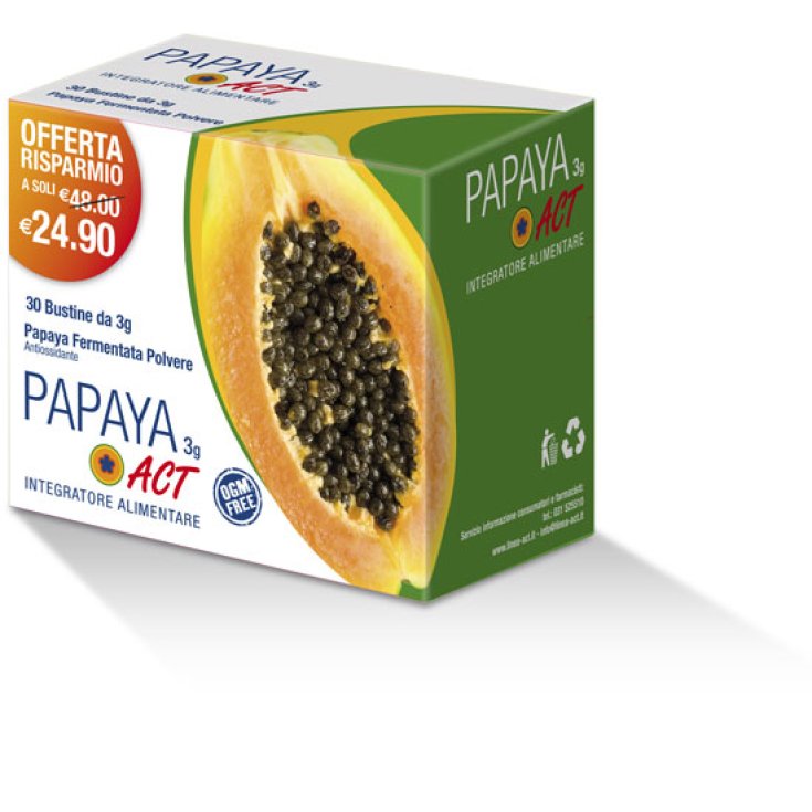 Papaya Act 3g Food Supplement 30 Sachets