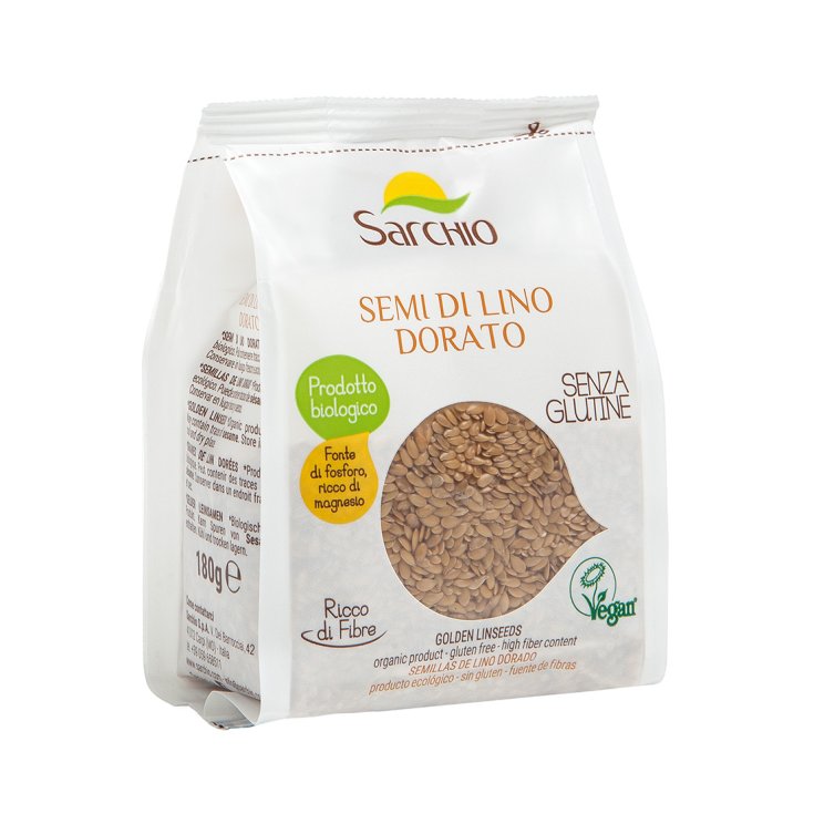 Sarchio Organic Golden Flax Seeds 180g