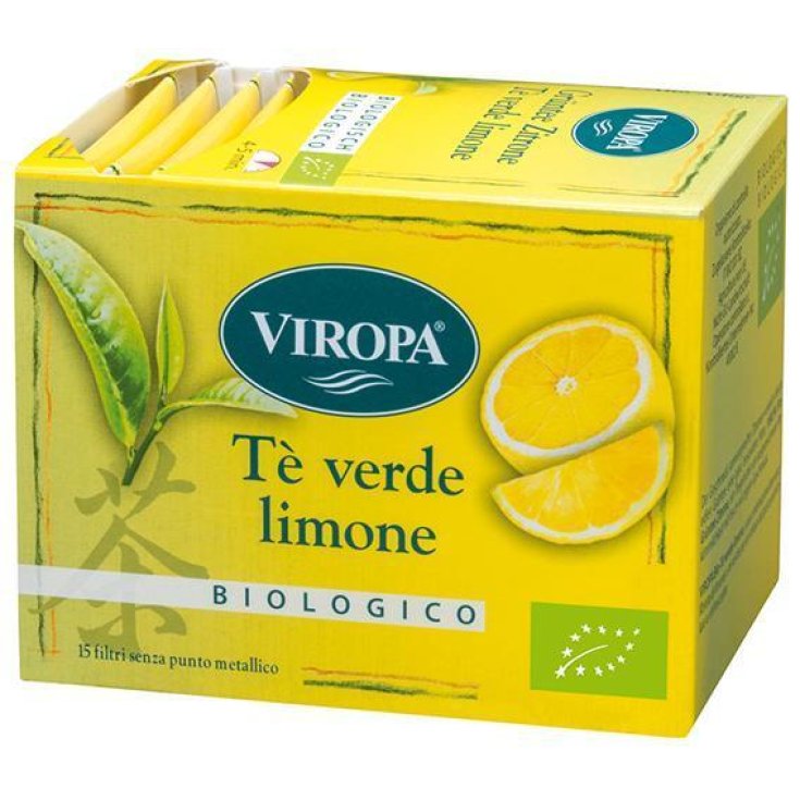 Viropa Organic Lemon Green Tea 15 Sachets