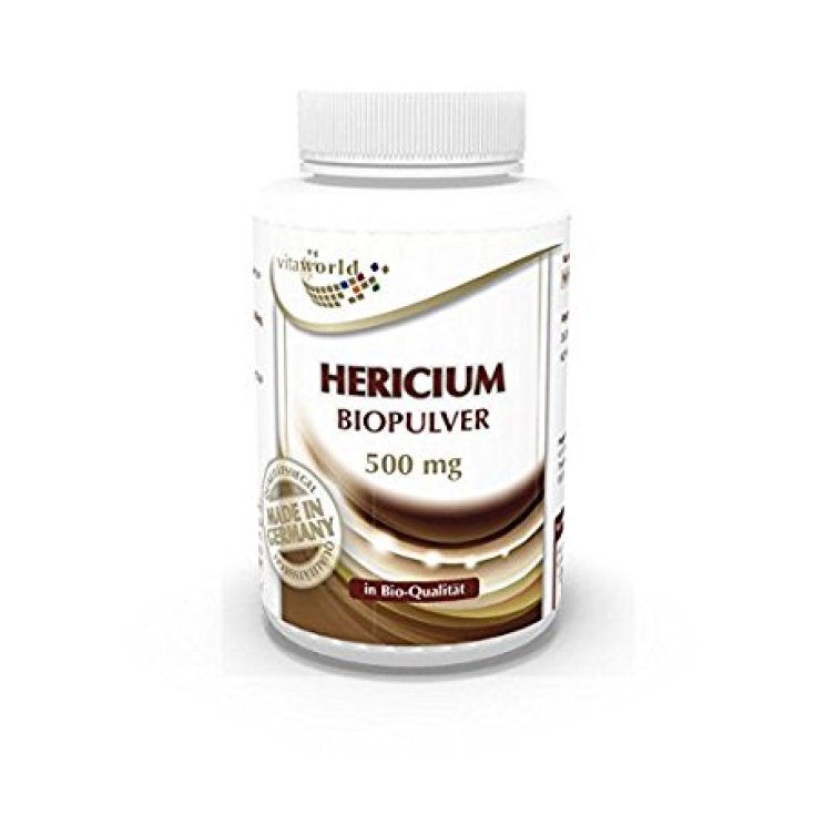 Hericium Organic Powder Food Supplement 120 Capsules