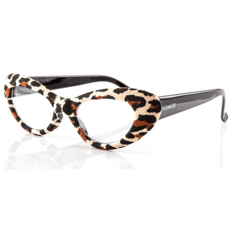 Doubleice Leopard Safari Glasses +1.00 Diopter
