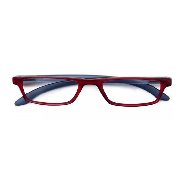 Trendy Premium Glasses Color Red / Blue Diopter +1.5