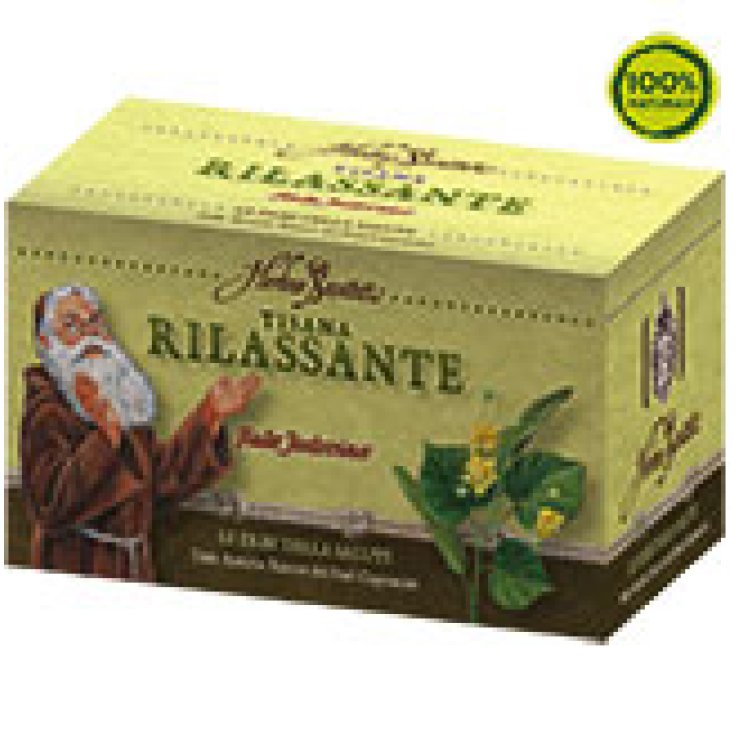 Friar Indovino Relaxing Herbal Tea "HERBAE SANITATIS" Food Supplement 20 Sachets